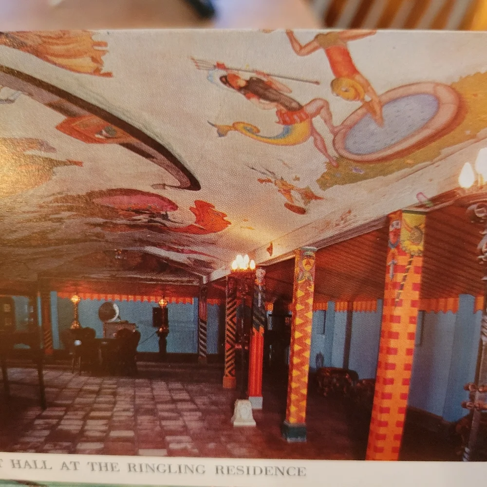 Vintage Postcard Booklets from Florida ~ Circus ~ Seashells ~ Retro!